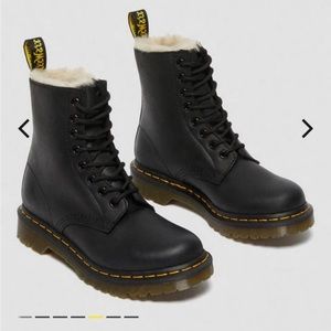 Dr. Martens 1460 Women’s Faux Fur Lined Lace Up Boots